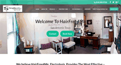 Desktop Screenshot of hairfree4me.com